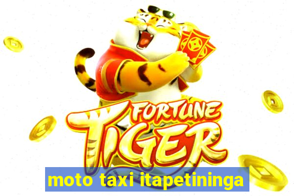 moto taxi itapetininga